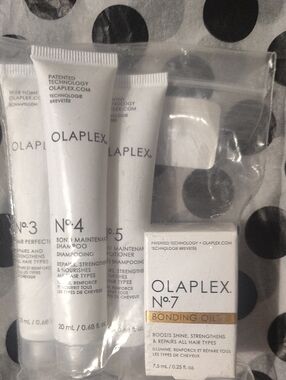 OLAPLEX Travel Trio N0 3, 4 5 & 7Bonding Oil — White with Gold Accents